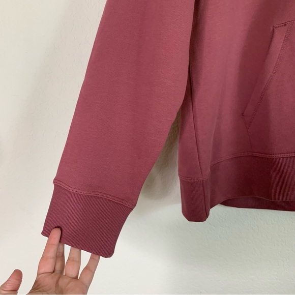 Pact Womens mauve brushed full zip fleece hoodie XL - Picture 4 of 9